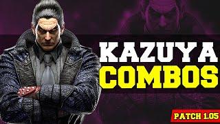 Kazuya Mishima Combo Video  Patch 1.05  Tekken 8 S1