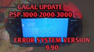 CARA MENGATASI ERROR UPDATE VERSI 9 90 PSP 1000 SLIM 2000 3000