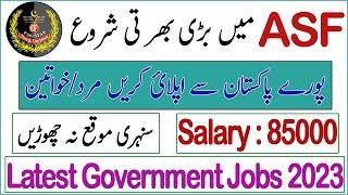 ASF Latest Jobs 2023 Online Apply in ASF Jobs Airports Security Force Jobs