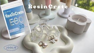 DIY Aesthetic ECO Resin Candle Holder and Tray  ResinCrete JDiction