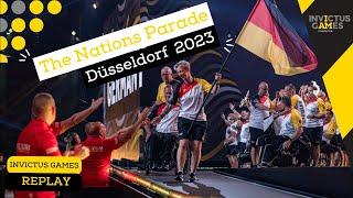 The Nations Parade at the Closing Ceremony  Invictus Games Düsseldorf 2023  Invictus Games Replay