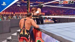 WWE 2K24 - Sami Zayn vs. Chad Gable - Intercontinental Championship Match Clash at the Castle 2024