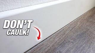 The SECRET To CLOSING HUGE GAPS Between ANY Flooring And Baseboards Pro DIY Results  How To