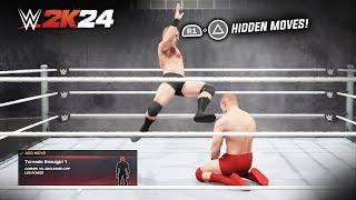 Hidden moves Unlocked moves Charging finisher animations and much more in WWE 2K24