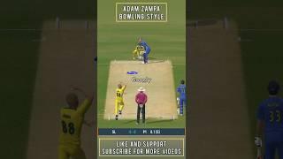 Adam Zampa Bowling Style   Bowing Action  Real Cricket 24 #shorts