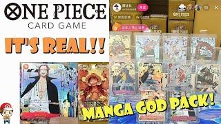 Manga Rare God Packs are REAL 9 Manga Rares in 1 Pack? PRB-01 is NUTS HUGE One Piece TCG News