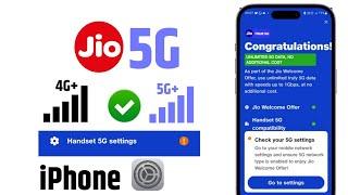 Jio 5G Not Working on iPhone  How To Fix Jio 5G Network Problem in iPhone  Jio 5G Not Working iOS