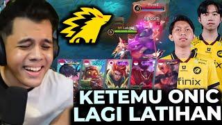 Bisa Bisanya Ketemu Onic Yang Lagi Latihan Waktunya Pake 100% Kekuatan - Mobile Legends