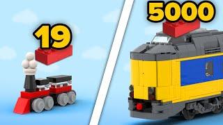 LEGO Trains in Different Scales  Comparison