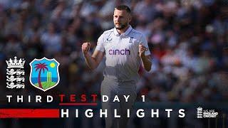 Atkinson Takes 4-Fer  Highlights - England v West Indies Day 1  Rothesay Test 2024