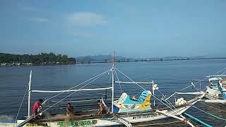 Fishing boats in Seafood capital of the Philippines
