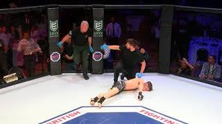 BFC1 Co Main Event 5 second head kick knockout @britishfightingchampionship www.bfcmma.com