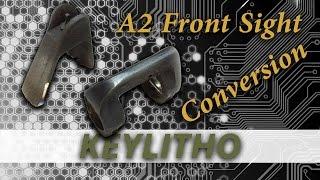 AR-15 Front Sight  Low Profile Gas Block Conversion