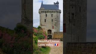 Visit the History-Drenched Fortress of Chinon in the Loire Valley. Full video today #travel #shorts