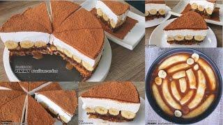 Banoffee pie recipe วิธีทำบานอฟฟี่พาย No bake