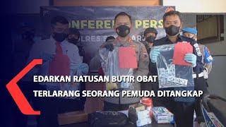 Edarkan Ratusan Butir Obat Terlarang Seorang Pemuda di Sukoharjo Ditangkap