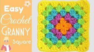 Super Easy Granny Square for Beginners - Changing Colors  The Secret Yarnery