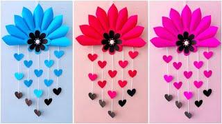 Unique Flower Wall Hanging  Quick Paper Craft For Home Decoration  Easy Wall Mate  DIY Wall Decor