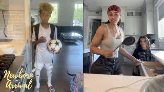 Blac Chyna Cooks Breakfast Before Son Kings Soccer Game ‍