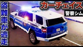 【警察シム】めちゃ綺麗！アメリカ警察のパトカーで夜間パトロールする！盗難車とカーチェイスして逮捕せよ！事故と事件がてんこ盛り！Police Simulator Patrol Officers【ほぅ】