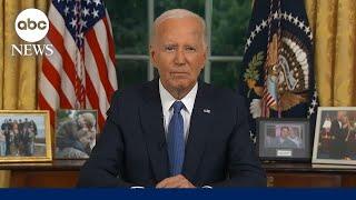 FULL SPEECH President Joe Biden gives address after dropping out of 2024 election