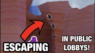 escaping the map in public lobbies Gorilla Tag VR