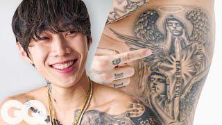 Jay Park Shows Off His Tattoos  GQ