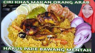 Seperti inilah makan nya orang arab setiap hari .nasi mendi nasi kabsah