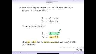 6.2c Regression model with Interaction terms