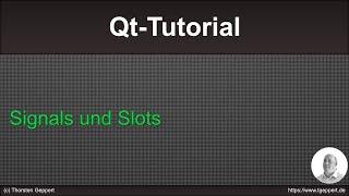 Qt Tutorial 013 Signals und Slots