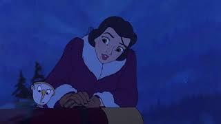 Beast saves Belle from drowning from Beauty and the Beast The Enchanted Christmas 1997