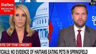 FULL INTERVIEW JD Vance Faces Grilling From CNNs Bash About Comments About Haitians In Springfield