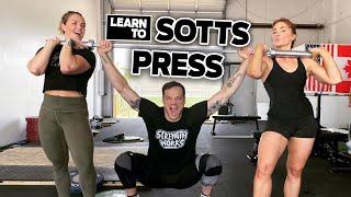 LEARN THE SOTTS PRESS - With Coach ZT - Zack Telander Kristen Dunsmore and Megsquats