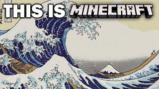 I Built The Great Wave in Minecraft