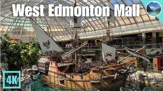 Walking tour of West Edmonton Mall 2024  the Largest mall in North America