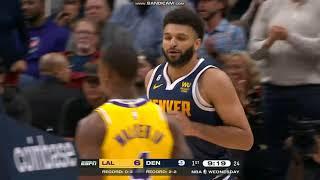 JAMAL MURRAY POSTER DUNK ON LEBRON JAMES LA Lakers vs Denver Nuggets