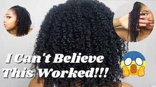 I FOUND THE PERFECT WASH & GO HACK FOR TYPE 4 HAIR