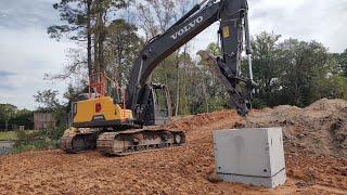 Ripping Out The Temporary Overflow And Building The New 9 Acre Pond Dam