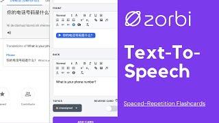 Zorbi - Learn Languages with Text-To-Speech