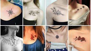 Lovely Chest Tattoo Designs For Girls 2024  BEST Chest Tattoos For Ladies  Womens Tattoos - Part 1