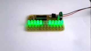 12 Channel LED Chaser  PIC16F84A