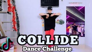 COLLIDE Dance Challenge  Tiktok Tutorial  Easy step by step for beginners