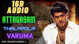 8D Magic Music Tamil ThalaPola Varuma - Attagasam 16D AUDIO