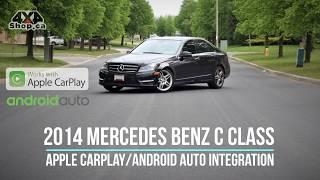 Adding Apple CarPlay Android Auto interface Video Mercedes Benz C Class W204