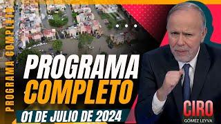 Huracán Beryl alcanzó categoría 5  Ciro Gómez Leyva  Programa Completo 1julio2024