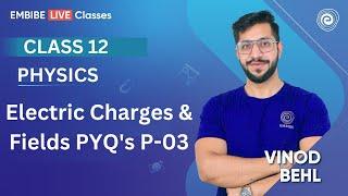 Electric Charges & Fields PYQs P-03 I Class 12 Physics I Vinod Behl