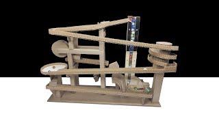 Marble Run Machine Marble Circuit Cardboard Marble Machine