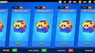 OMG 16  FREE MEGABOXE GIFTS LEGENDARY BRAWLER BRAWL STARS UPDATE