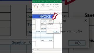 Automated Invoice using Excel VBA 1-Click Save to PDF & New Invoice