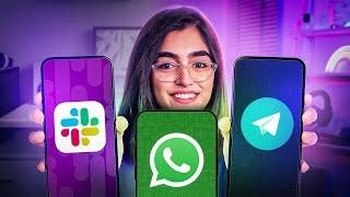 WhatsApp vs Telegram vs Slack  Which is the best? Review